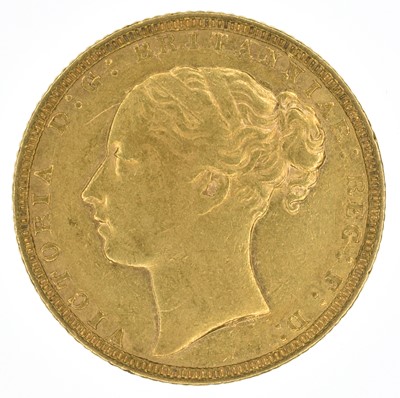 Lot 56 - Queen Victoria, Sovereign, 1871, gF.