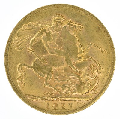Lot 62 - King George V, Sovereign, 1927, Pretoria Mint, EF.