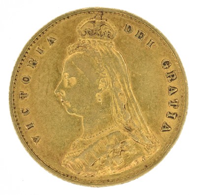 Lot 73 - Queen Victoria, Half-Sovereign, 1887, F.