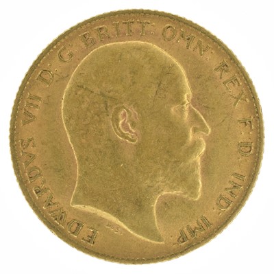 Lot 74 - King Edward VII, Half-Sovereigns, 1905, 1906, 1907, VF (3).