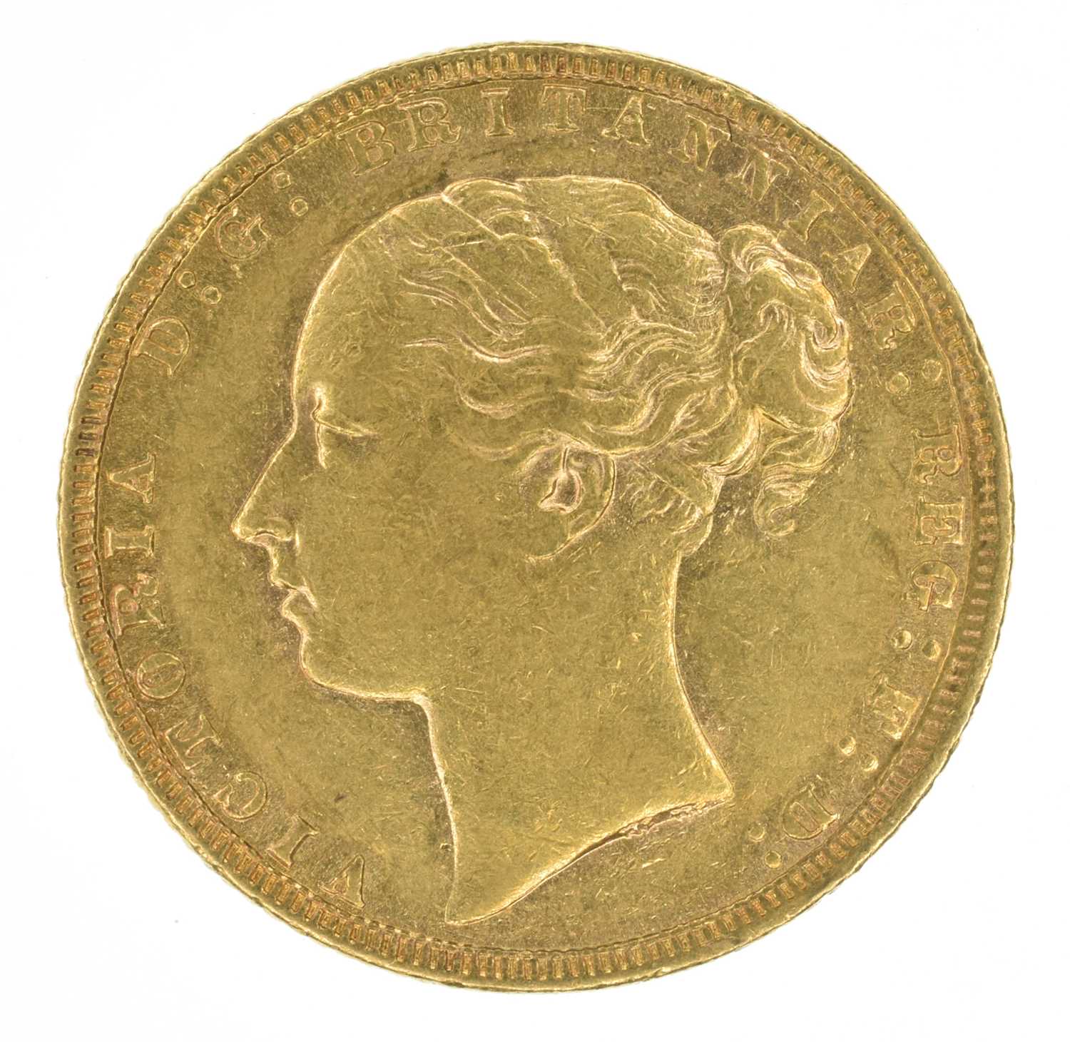 Lot 88 - Queen Victoria, Sovereign, 1872, VF.