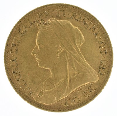 Lot 91 - Queen Victoria, Half-Sovereign, 1893, F.