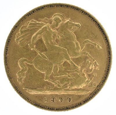 Lot 92 - Queen Victoria, Half-Sovereigns, 1900 and 1901, F (2).