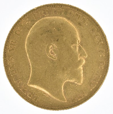 Lot 96 - King Edward VII, Sovereigns, 1902, 1909 (2), Perth Mint, VF (3).