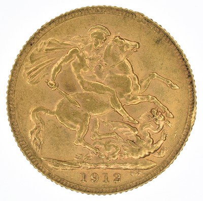 Lot 98 - King George V, Sovereigns, 1912, EF (3).