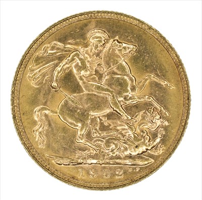 Lot 159 - King Edward VII, Sovereign, 1902, Perth Mint.