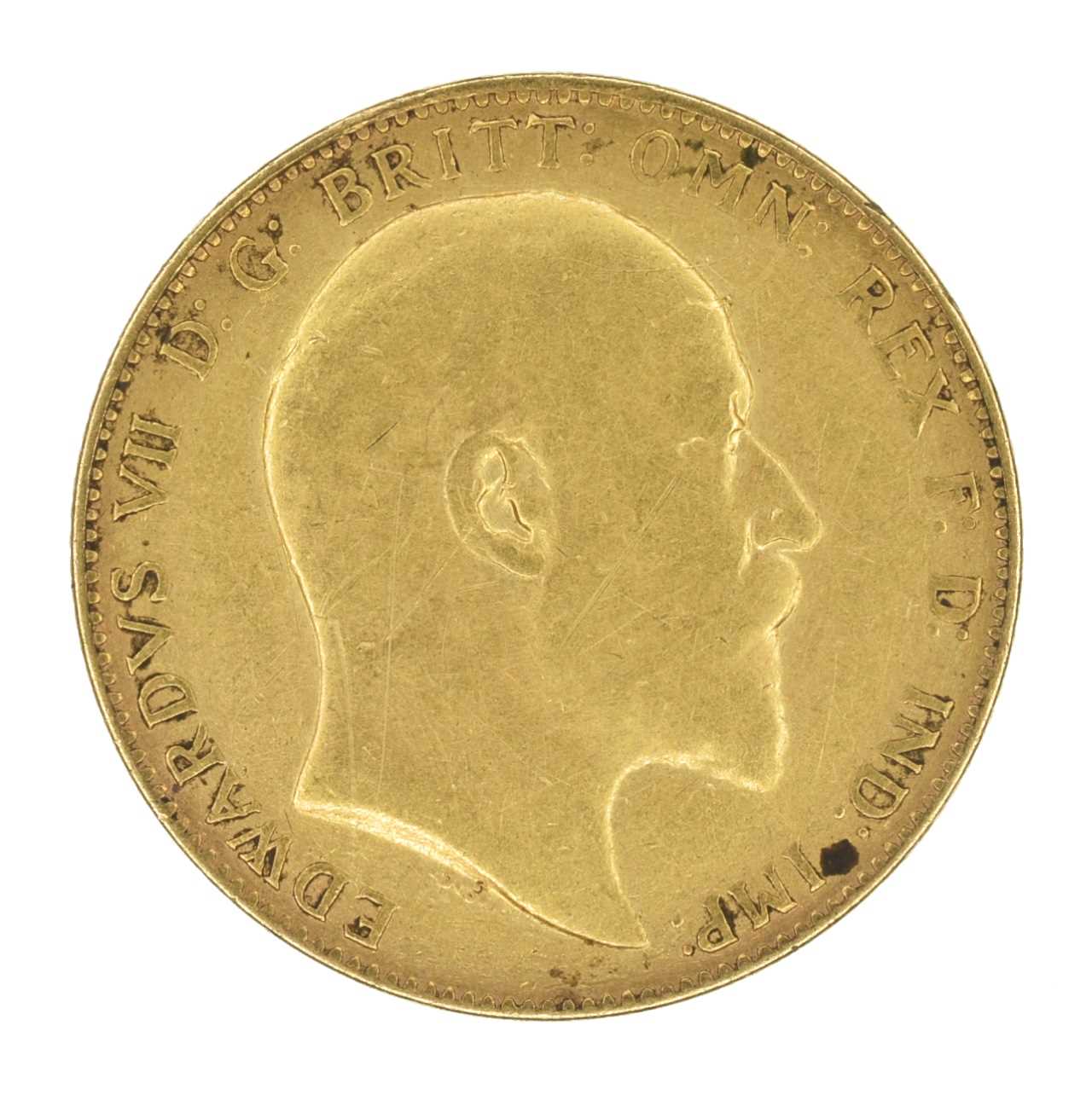Lot 157 - King Edward VII, Sovereign, 1909, London Mint.