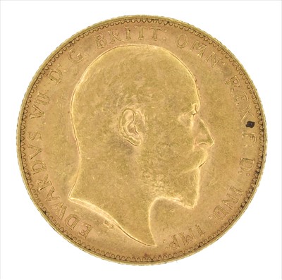Lot 133 - King Edward VII, Sovereign, 1905, Perth Mint.