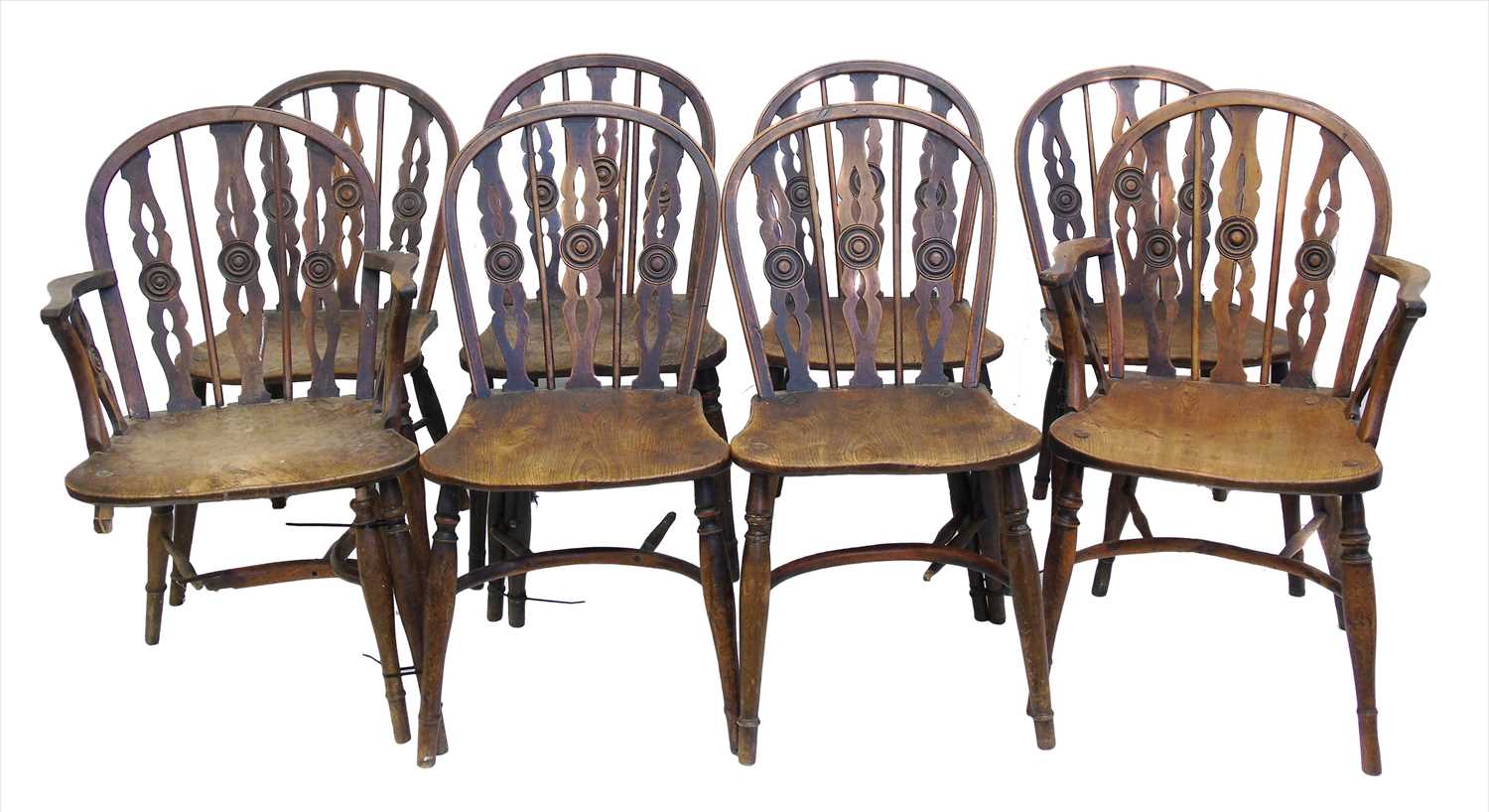 179 - Eight 19th century Windsor chairs by Prior
