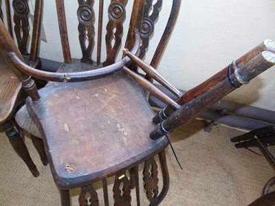 Lot 179 - Eight 19th century Windsor chairs by Prior