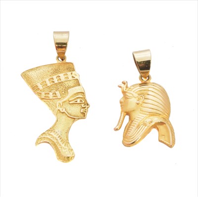 Lot 117 - Two Egyptian pendants