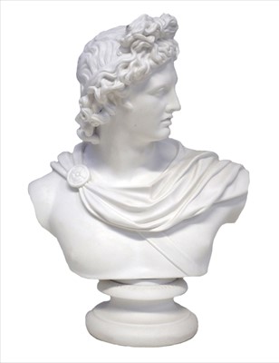 Lot 124 - C. Delpech, Art Union of London, Parian bust