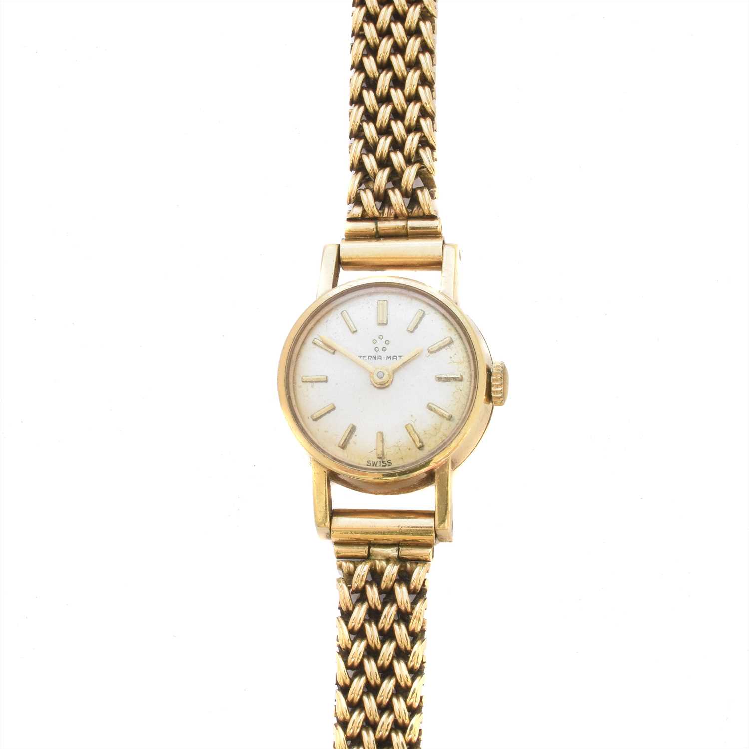 Lot 350 - A 1960s ladies 9ct gold Eterna-Matic