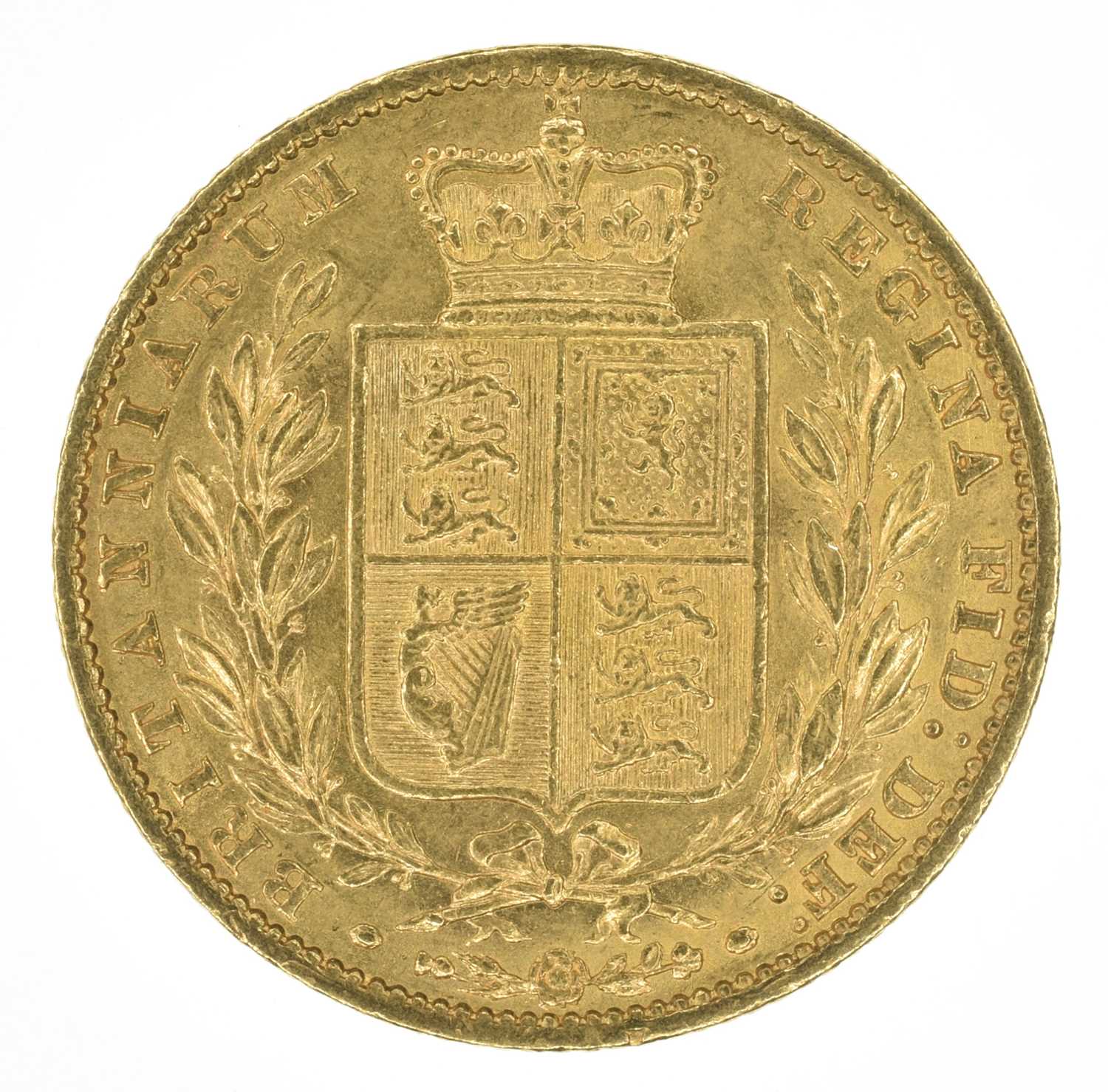 Lot 51 Queen Victoria, Sovereign, 1862.