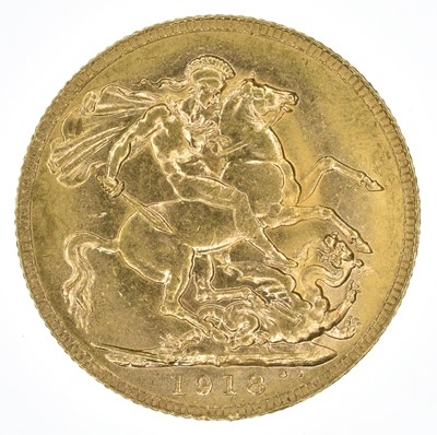 Lot 53 - King George V, Sovereign, 1918, Perth Mint, EF.