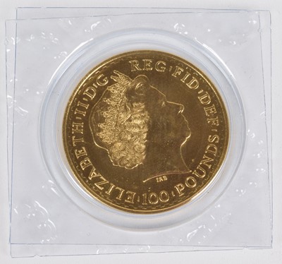 Lot 21 - Queen Elizabeth II, 2013 Gold 1oz Britannia, 100 Pounds.