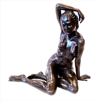 Lot 220 - Benson Landes, 1927-2013 bronze sculpture.