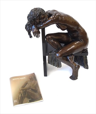 Lot 221 - Benson Landes, 1927-2013, bronze sculpture.