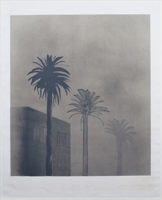 Lot 225 - David Hockney, "Dark Mist", signed lithograph.