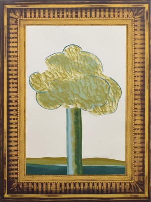 Lot 227 - David Hockney, "A Picture of a Landscape in an Elaborate Gold Frame", signed lithograph.