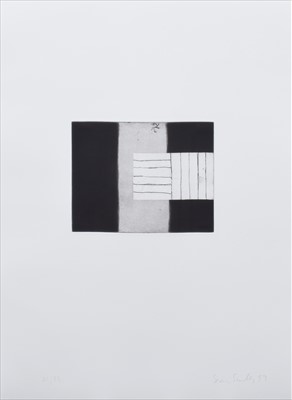Lot 233 - Sean Scully, "She Weeps over Rahoon", signed etching and aquatint.