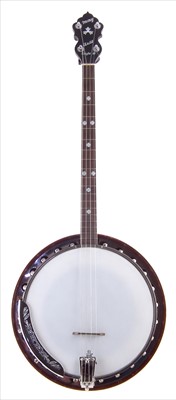 Lot 52 - Slingerland May Bell four string banjo