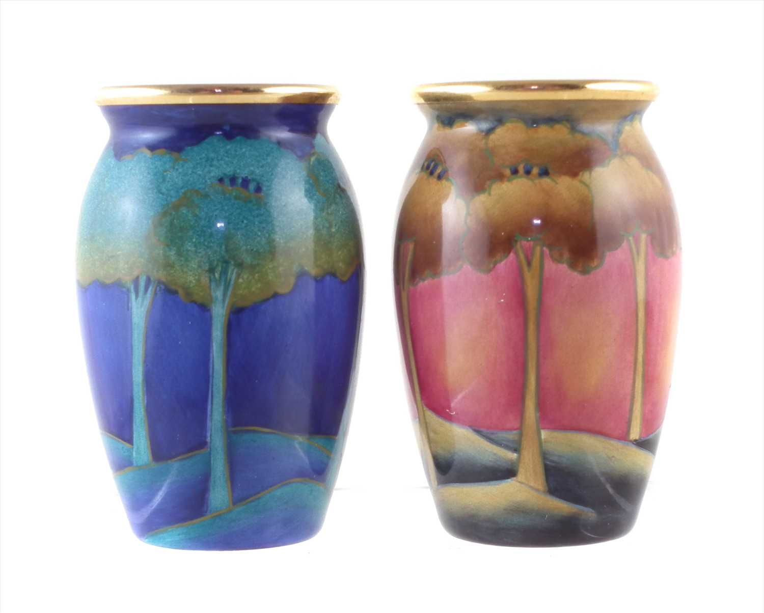 Lot 260 - Two Moorcroft Enamels vases
