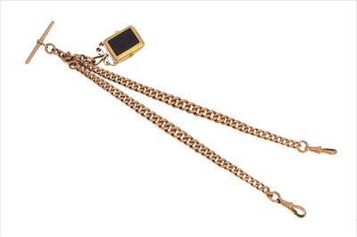 Lot 146 - An early 20th century 9ct gold Albert chain