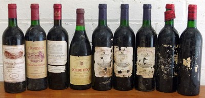 Lot 5 - 9 Bottles Mixed Lot Fine and ‘Classified’ Claret etc