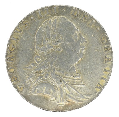 Lot 123 - Selection of historic silver coinage to include Charles II, Halfcrown, 1670 and others (7).