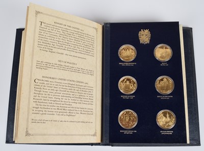 Lot 30 - John Pinches, The Churchill Centenary Medals Trustees Edition.