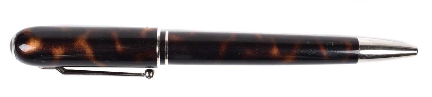 Lot 118 - Dunhill Sidecar tortoiseshell ballpoint pen.
