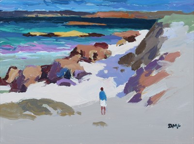 Lot 13 - Donald McIntyre, "Sand Dunes, Otters Point, Iona", acrylic.