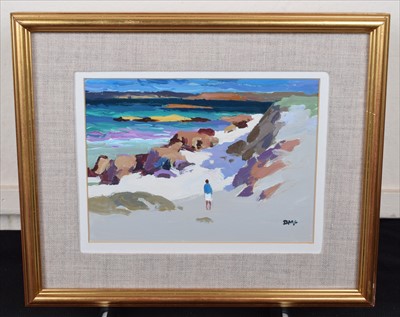 Lot 13 - Donald McIntyre, "Sand Dunes, Otters Point, Iona", acrylic.