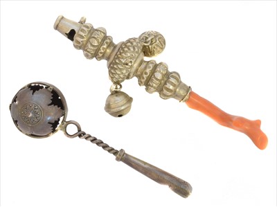 Lot 58 - Two rattles