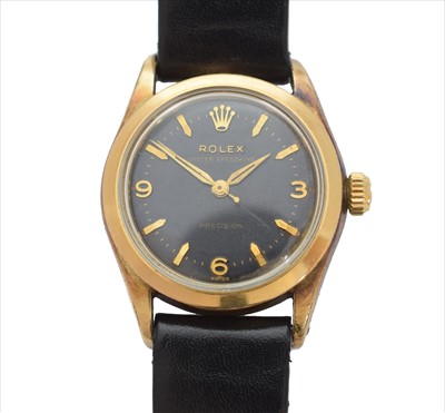 Lot 371 - A mid 20th century Rolex Oyster Speedking wristwatch