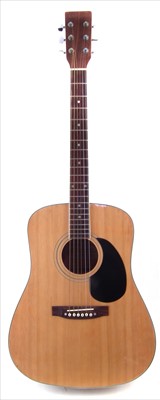 Lot 43 - Oregon steel string acoustic guitar in case