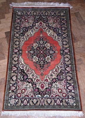 Lot 150 - Iranian Qum silk rug