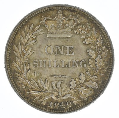 Lot 53 - Queen Victoria, Shilling, 1842, EF.