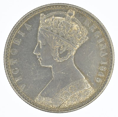 Lot 149 - Queen Victoria, Florin, 1849, 'Godless' type A, gVF.