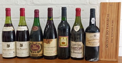 Lot 2 - 7 Bottles Mixed Lot Mature Burgundy, Vintage Port and others