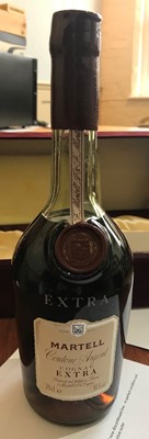 Lot 43 - 1 Bottle Cognac Martell “Extra” ‘Cordon Argent’ 1980’s release of now discontinued line