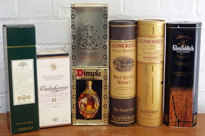 Lot 54 - 7 Bottles (including 2 half bottles) Various ‘Special’ Whiskies and Highland Malt Whiskies