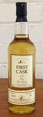 Lot 89 - 1 Bottle 1979 ‘First Cask’ Islay Pure Malt Whisky from The Bunnahabhain Distillery