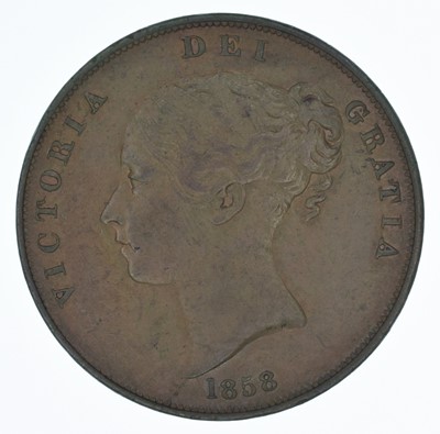 Lot 64 - Queen Victoria, Penny, 1858, aEF.