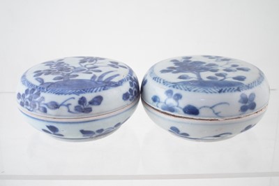 Lot 126 - Pair of Chinese Ca Mau cargo lidded boxes circa 1730
