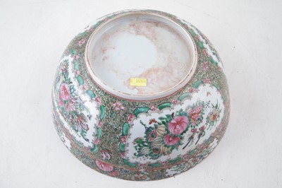 Lot 127 - Chinese Cantonese palette bowl mid 19th century