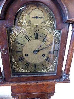 Lot 65 - A well made miniature longcase clock