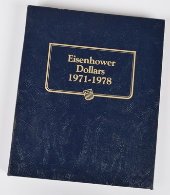 Lot 16 - Album of Eisenhower  Dollars, 1971-1978.