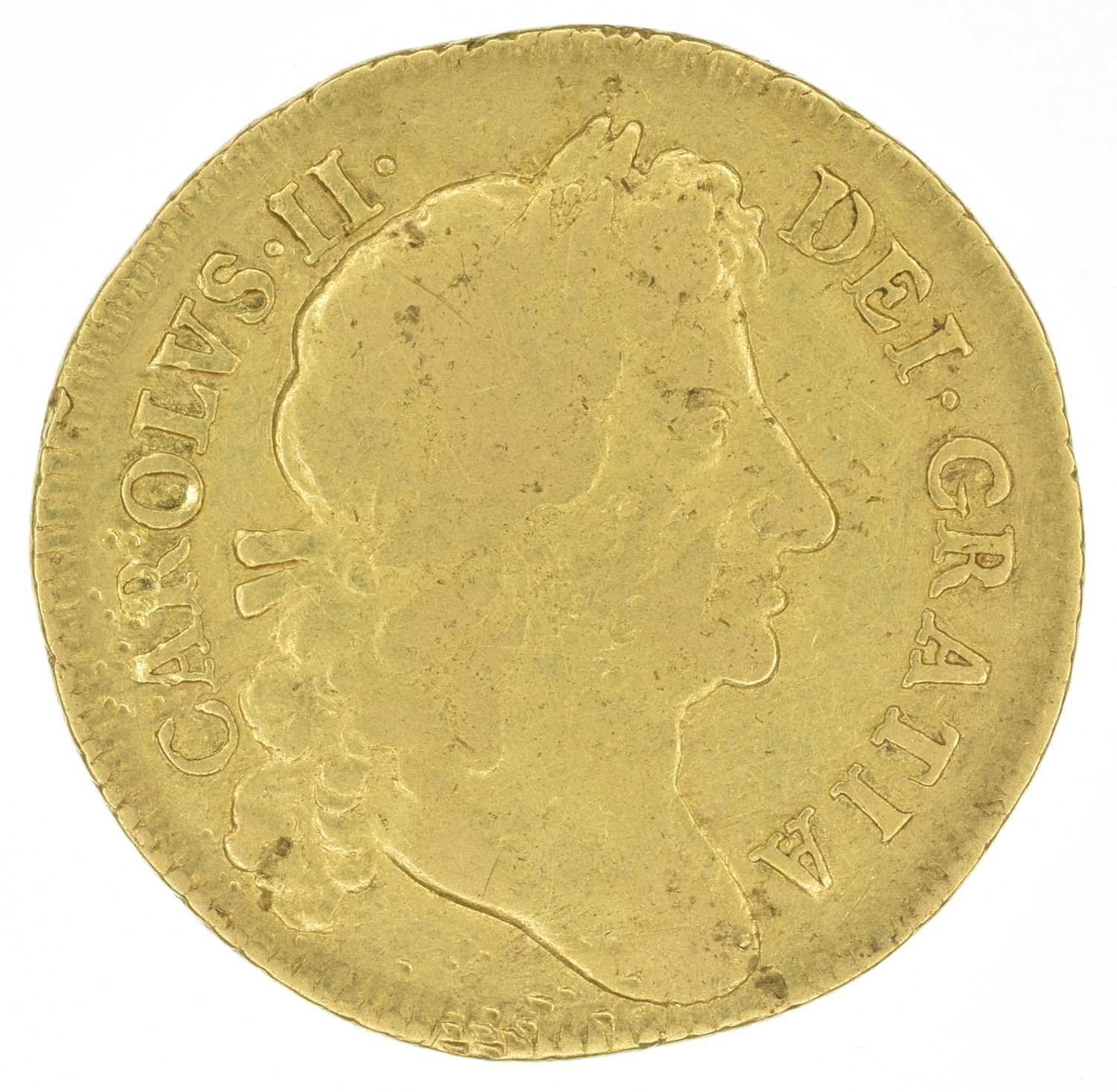 Lot 113 - King Charles II, Guinea, 1679, F.